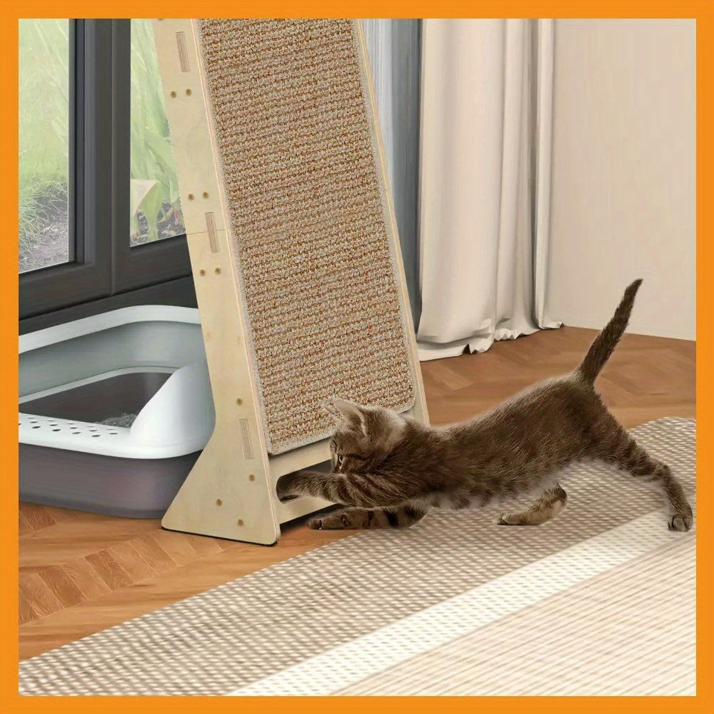 NatureClimb Trä Katt Hus – Kompakt och Lekfull Möbler