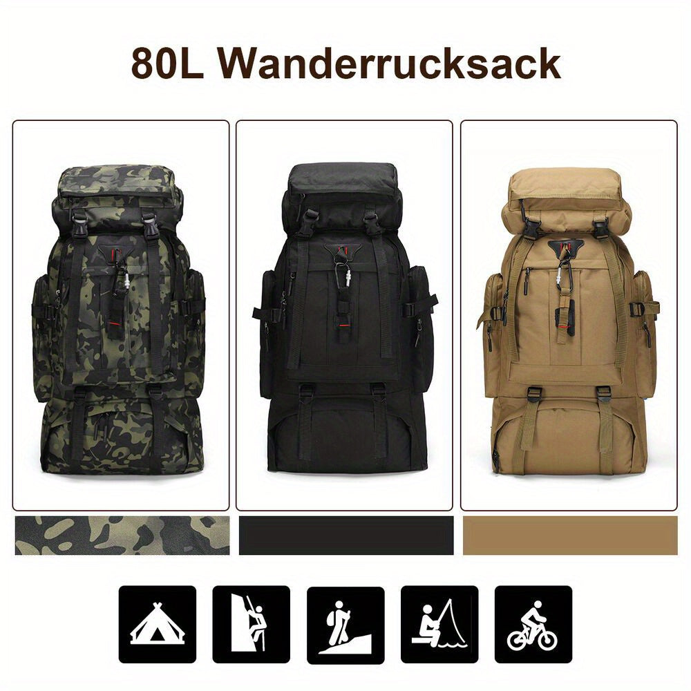Explorer 80L Vandringsryggsäck – Robust och Mångsidig