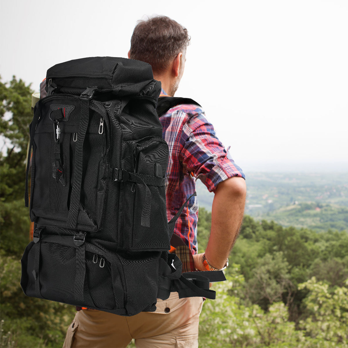 Explorer 80L Vandringsryggsäck – Robust och Mångsidig
