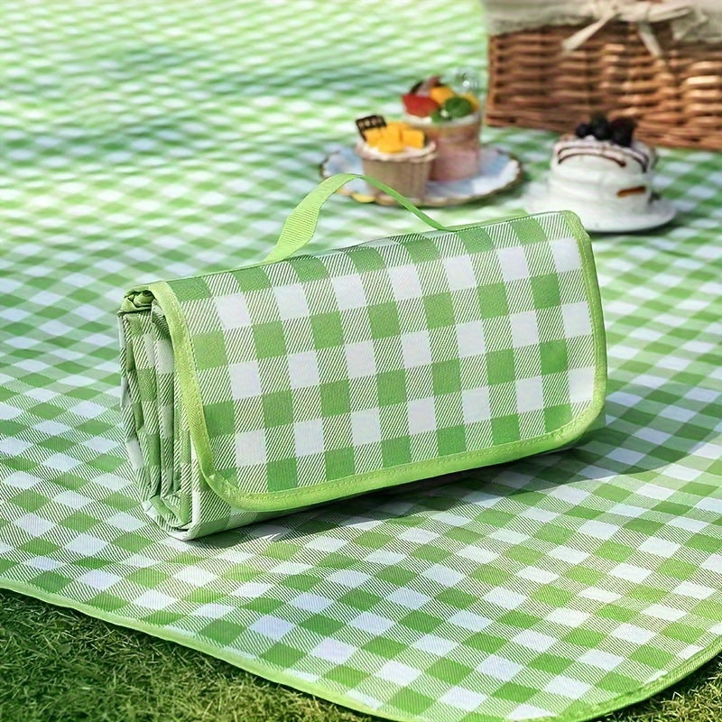 Vattentät och Fällbar Picknickfilt – Idealisk för Camping, Strand och Utomhusäventyr