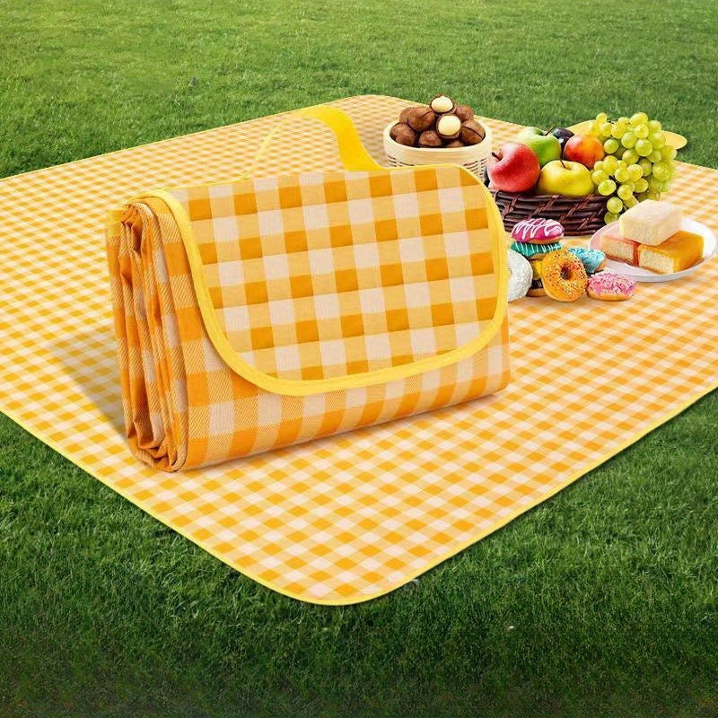 Vattentät och Fällbar Picknickfilt – Idealisk för Camping, Strand och Utomhusäventyr