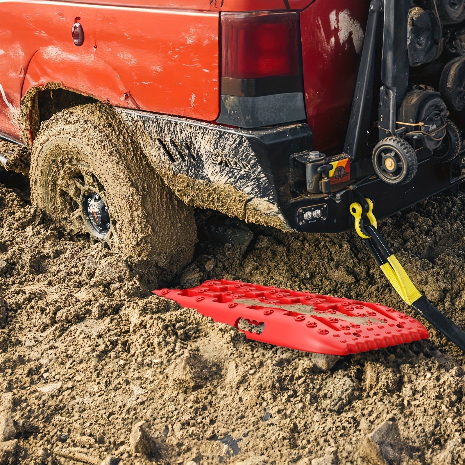 GripPro Återställningsplatta – Robust och Halkfri för Off-Road Säkerhet