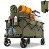 RuggedTrail Fällbar All-Terräng Vagn – 200L Kapacitet och 200kg Lastkapacitet