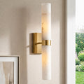 Dani Modern Alabaster Dubbelrör Vägglampa