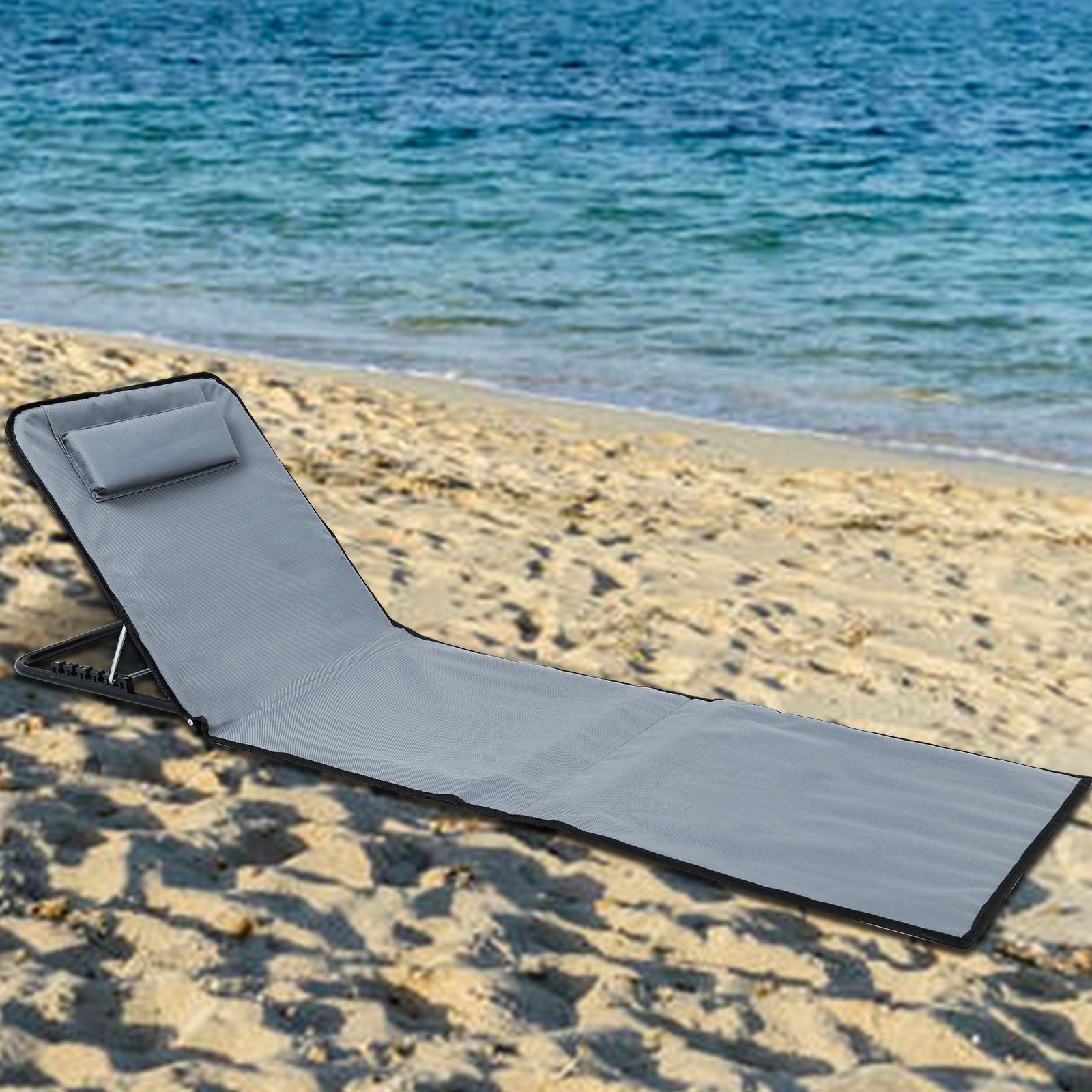 RelaxMate Bärbar Strandstol – Komfort och Bekvämlighet på Språng