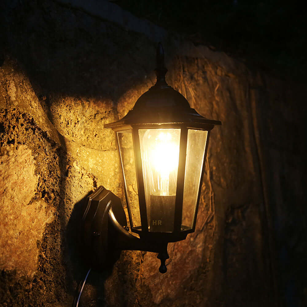 Retro Utomhus Vägglampa - Trädgårdsdekoration