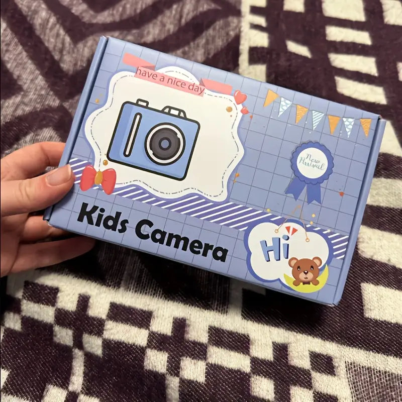 Sofortkamera för barn med 1080p-video, utskriftsfunktion och tillbehör