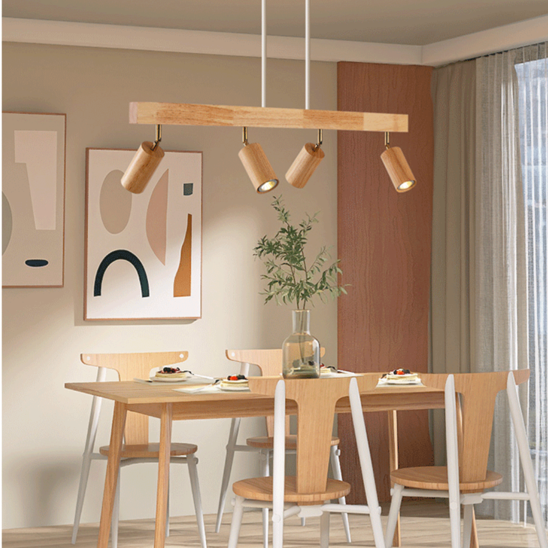 Justerbar Trä Takspotlight – EcoLux