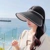 Trendig Uppvikbar Solhatt med Extra Skydd – FoldSun Pro