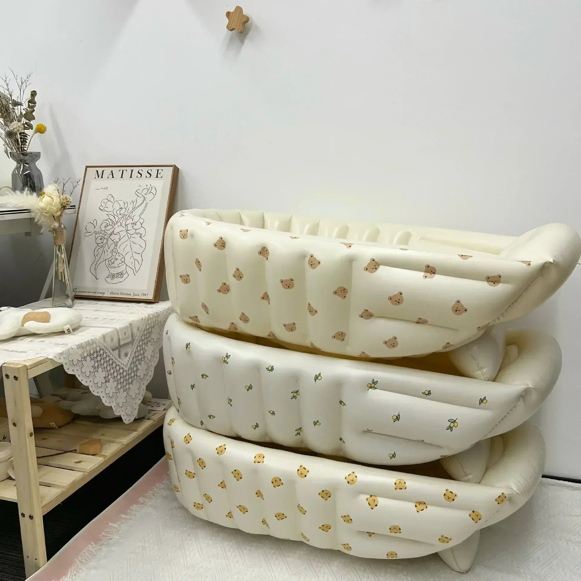 Uppblåsbar Babytub för Resor – BubbleNest
