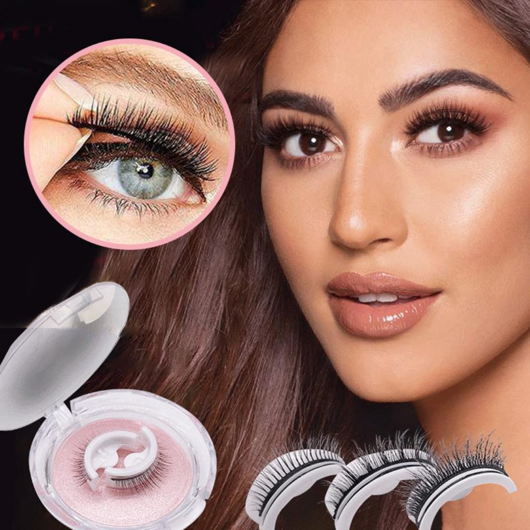 LashCouture Limfri Ögonfransar | Självhäftande, Återanvändbara och Naturliga Ögonfransar