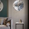 Stilren Väggklocka med Marmor Effekt – MarbleTime
