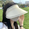 Trendig Uppvikbar Solhatt med Extra Skydd – FoldSun Pro