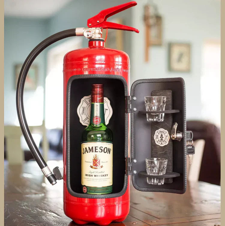 LiquorVault Deluxe Mini Bar | Modern industriell stil för spritförvaring med säkerhetslås