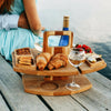 VinHolz | Bärbar Trä Picknick Vin Bord