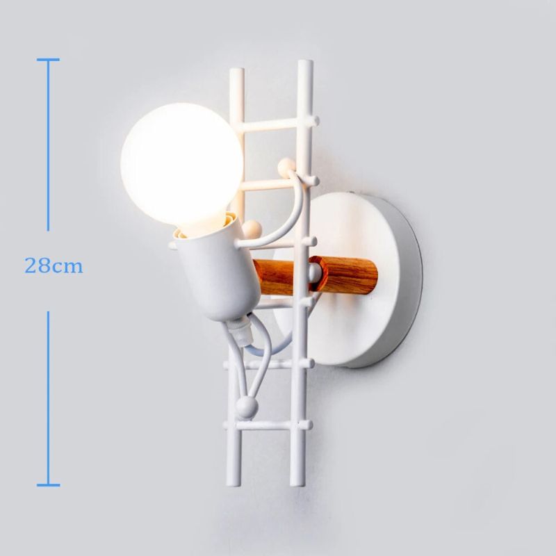 GlowClimb Designer Vägglampa | Unik trappväggslampa för mysiga sovrum och vardagsrum