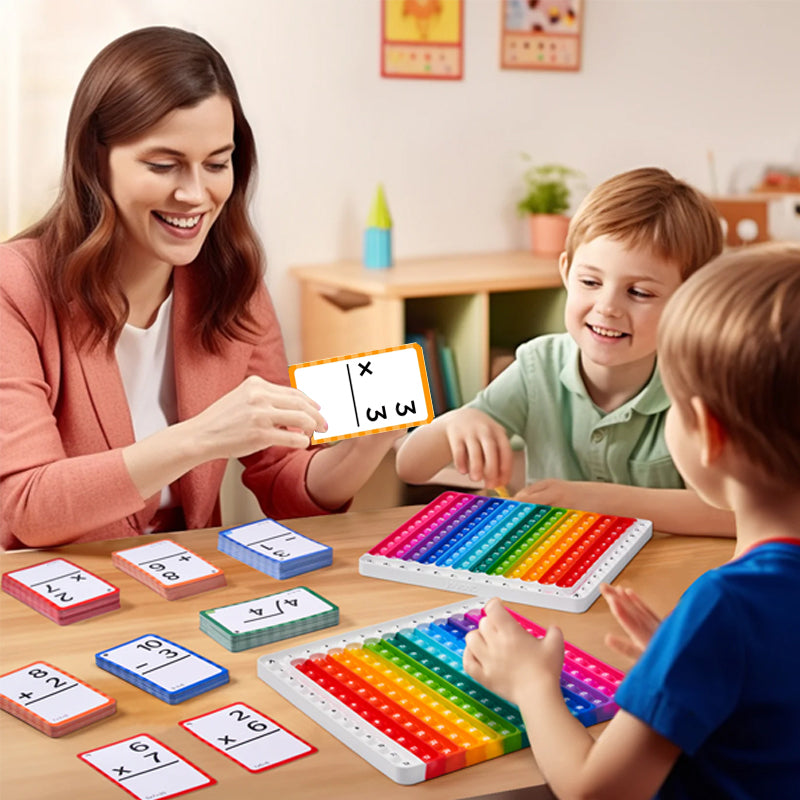 Interaktiva Matematik Lärkort för Barn – Lär dig Räkna Lekfullt