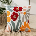 Almohada con estampado de flores