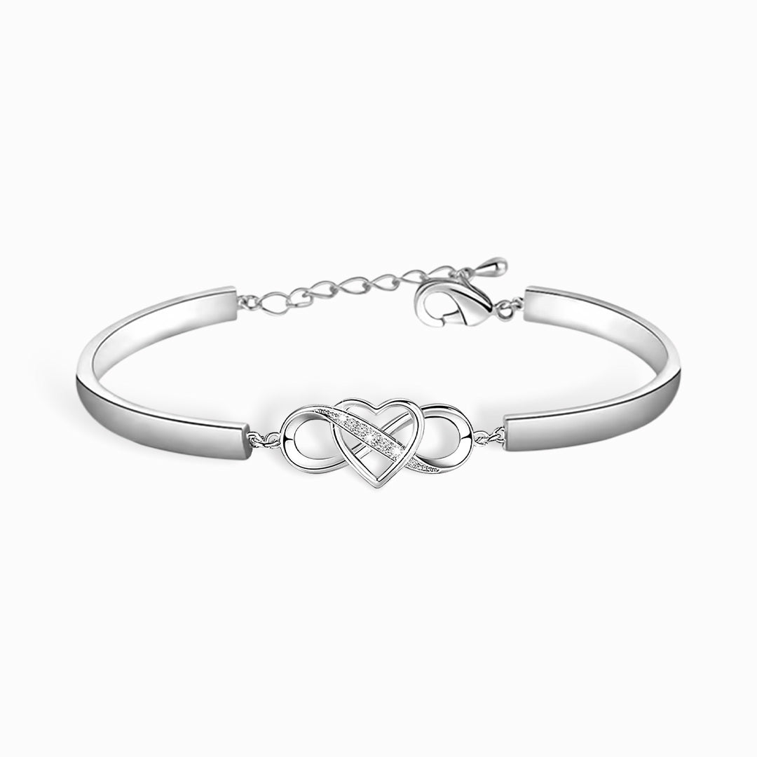 InfinityLuxe Dotterarmband | Högkvalitativt minnessmycke i rostfritt stål med justerbar passform och tidlös design