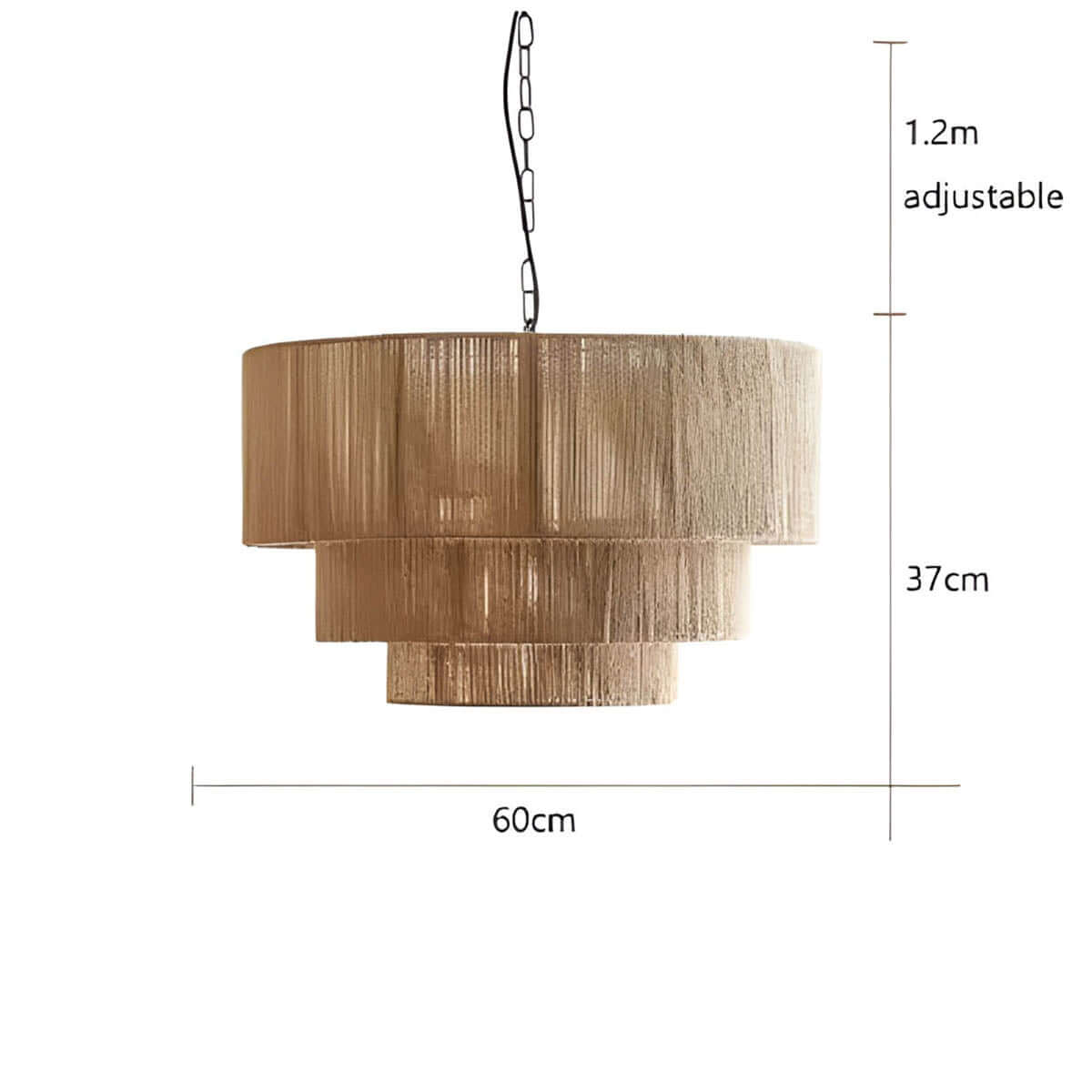 Hänglampa Touw & Metall - Industriell Design