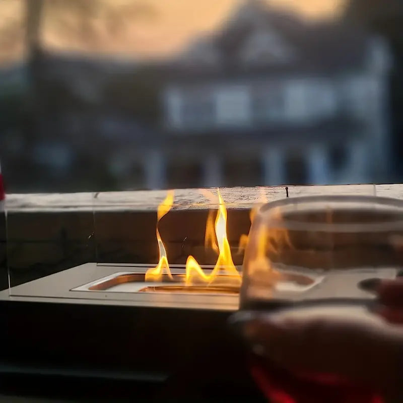 Serene Flame Luxe Eldstad – Skapa Magiska Kvällar med Eld och Stil