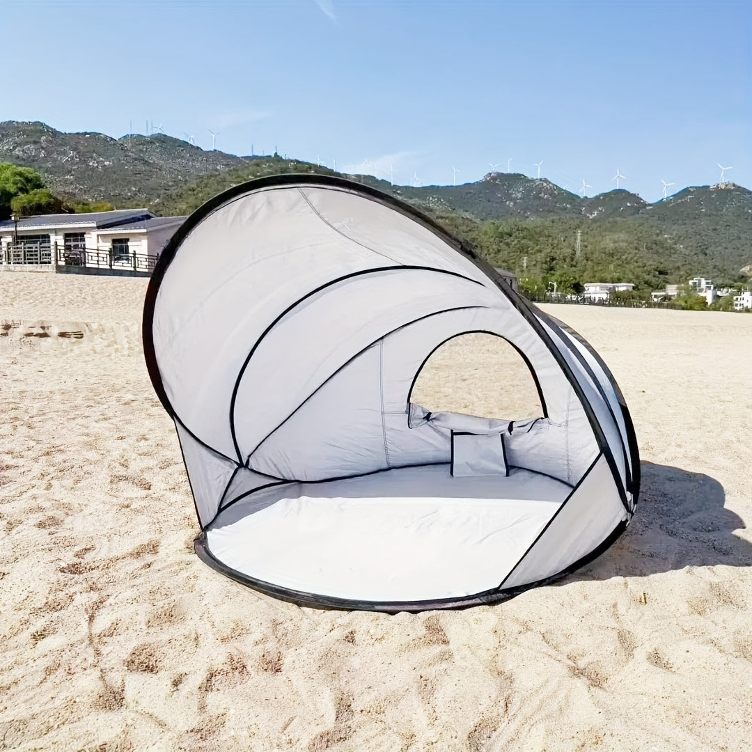 Snabb Pop-Up Strandtält – Lätt att Sätta Upp och Skydd för Alla
