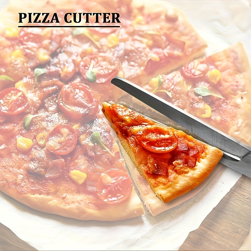 Multifunktionella Pizzasaxar i Rostfritt Stål med Komfortgrepp – Lätt Skärning av Pizza och Mer