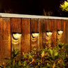 SolarGlow Halvrund LED-staketbelysning – Elegant och Hållbar