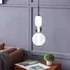 Modern Taklampa med Färgat Glas