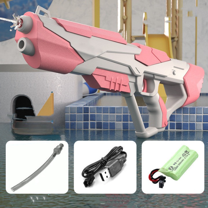 Vattenpistol med tryckstråle & USB-batteri för barn & vuxna – SplashPower X1