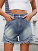 Punk Rock Denim Shorts – Slim och Trendig