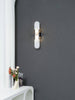 Modern Vägglampa - Alabaster & Metall