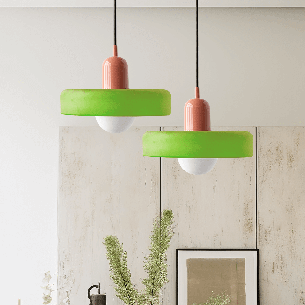 Färgglad Glas Taklampa - Modern Design
