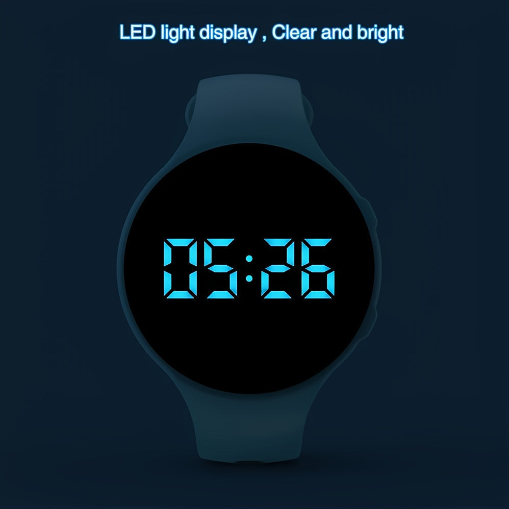 LED Digital Pedometer Klocka med Vibrerande Alarm – Fitness Tracker för Barn