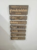 Placa Familiar Personalizada LegacyLuxe | Regalo familiar elegante de madera con nombres y fechas grabados