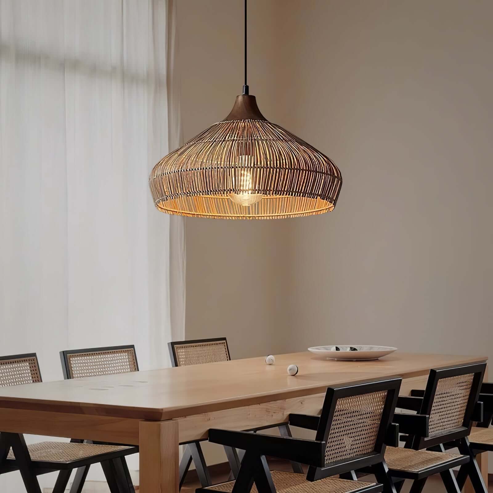 Rotan Hänglampa - Bohemisk Stil Hänglampa