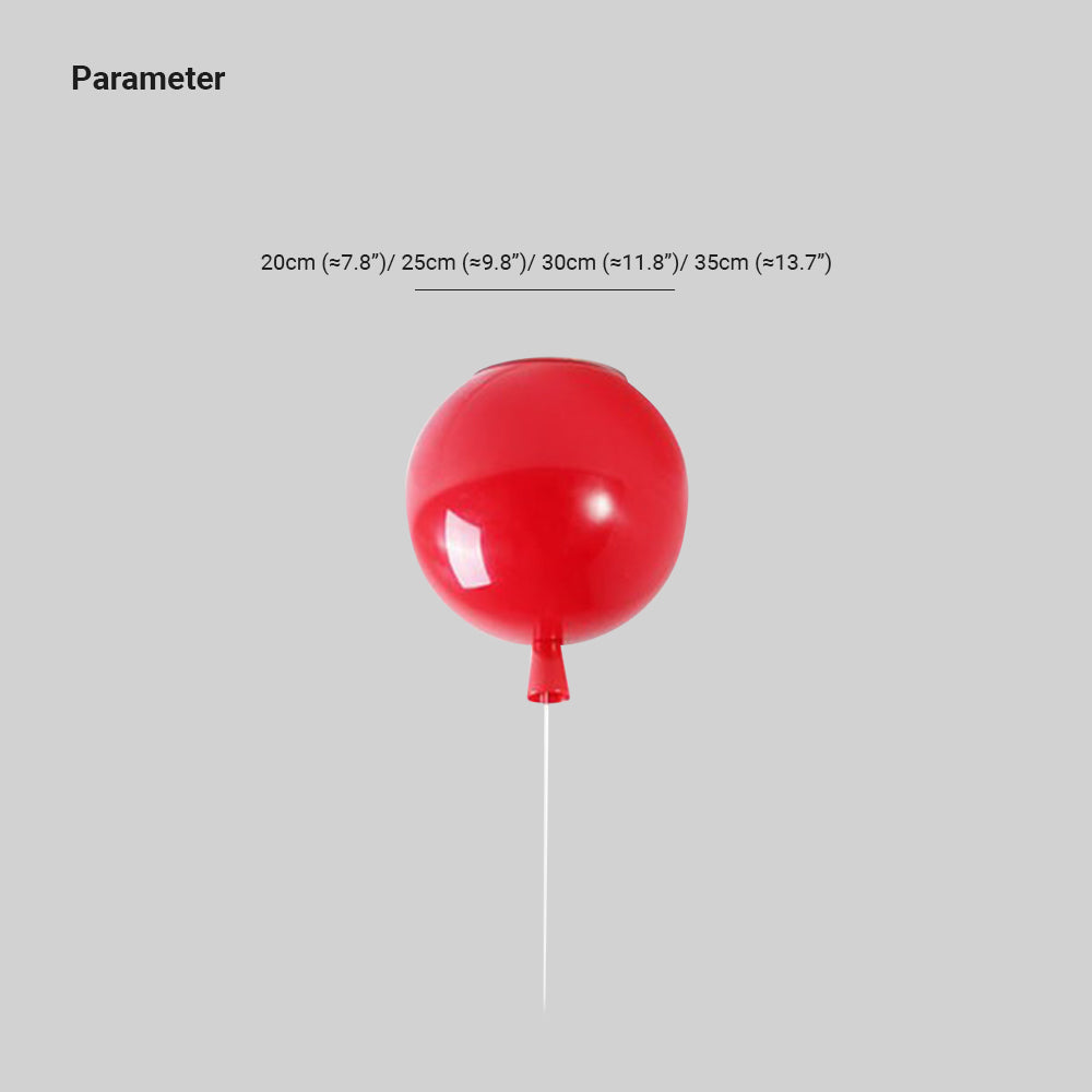 Kompakt Modern LED Ballong Taklampa – AuraLite