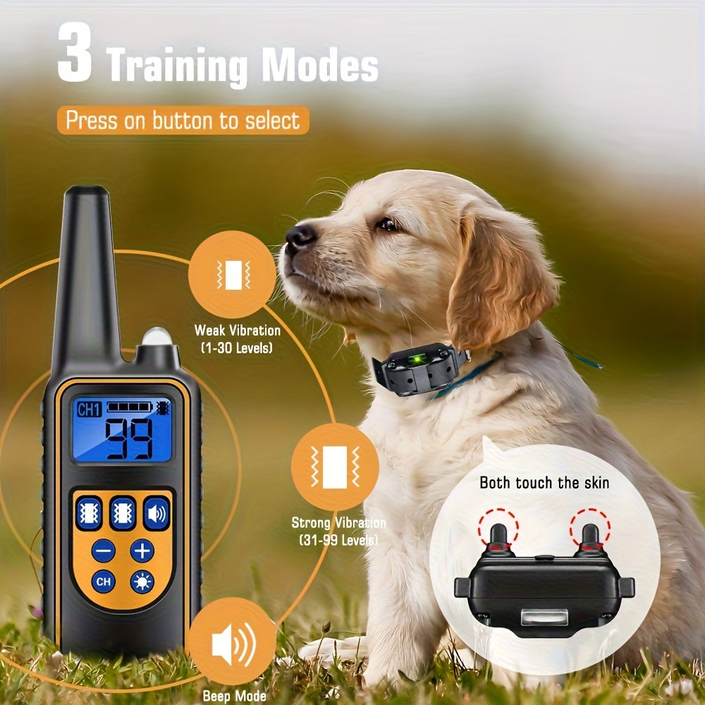 Smart Trainer Pro – Uppladdningsbar fjärrkontroll för hundhalsband med pip och vibration