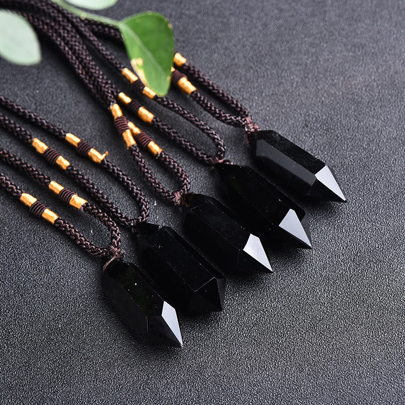 Naturlig Kristall Ametist Helande Halsband – Lyra
