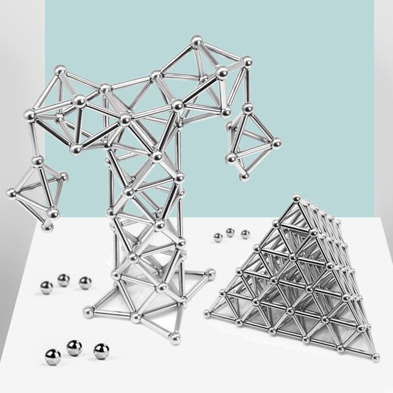 Innovativa Magnetiska Byggblock – Kreativt Byggande för Unga
