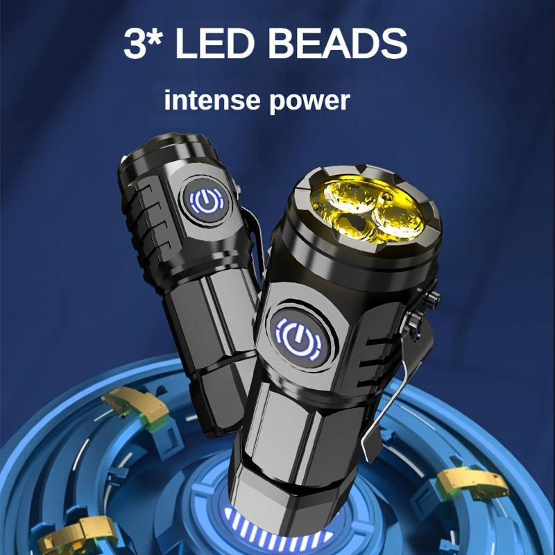 LumoBeam Mini Ficklampa – Stark Ljus i Kompakt Storlek