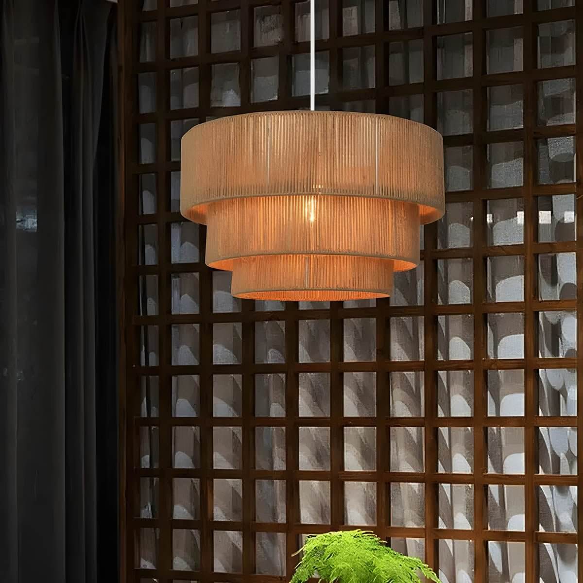 Hänglampa Touw & Metall - Industriell Design