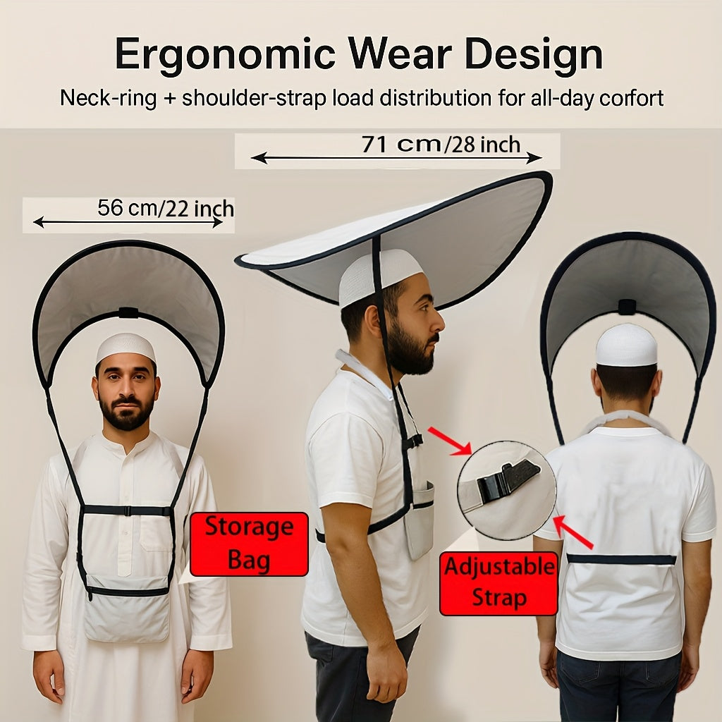 Ergonomisk Bärbar Bönematta – UV-skydd med Justerbara Remmar