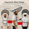 Ergonomisk Bärbar Bönematta – UV-skydd med Justerbara Remmar