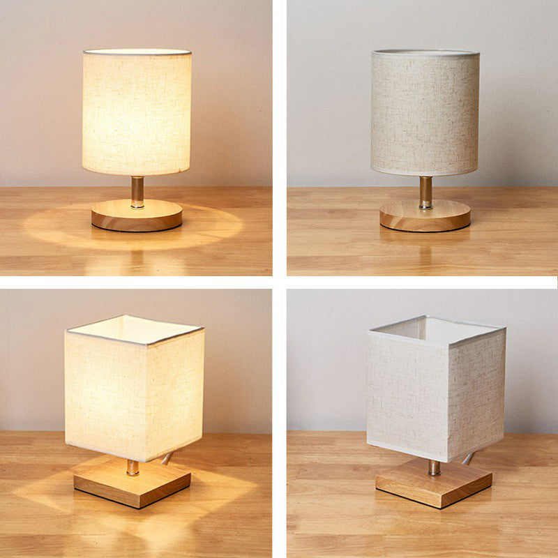 Stilren Minimalistisk Bordslampa – LinenWood