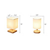 Stilren Minimalistisk Bordslampa – LinenWood
