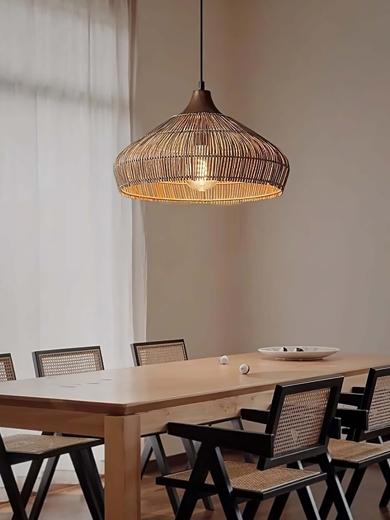 Rotan Hänglampa - Bohemisk Stil Hänglampa