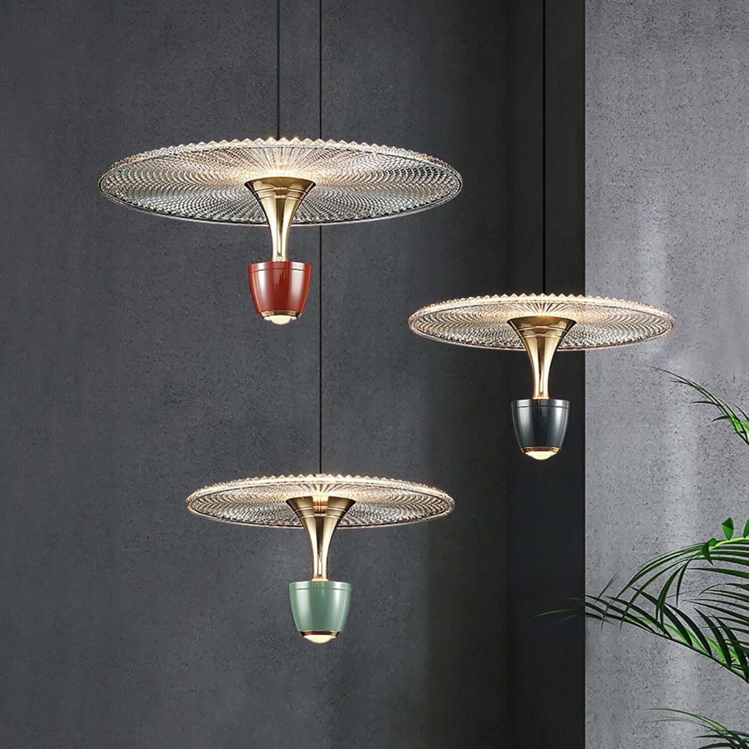 Modern LED Skivhänglampa - Elegant & Stilfull