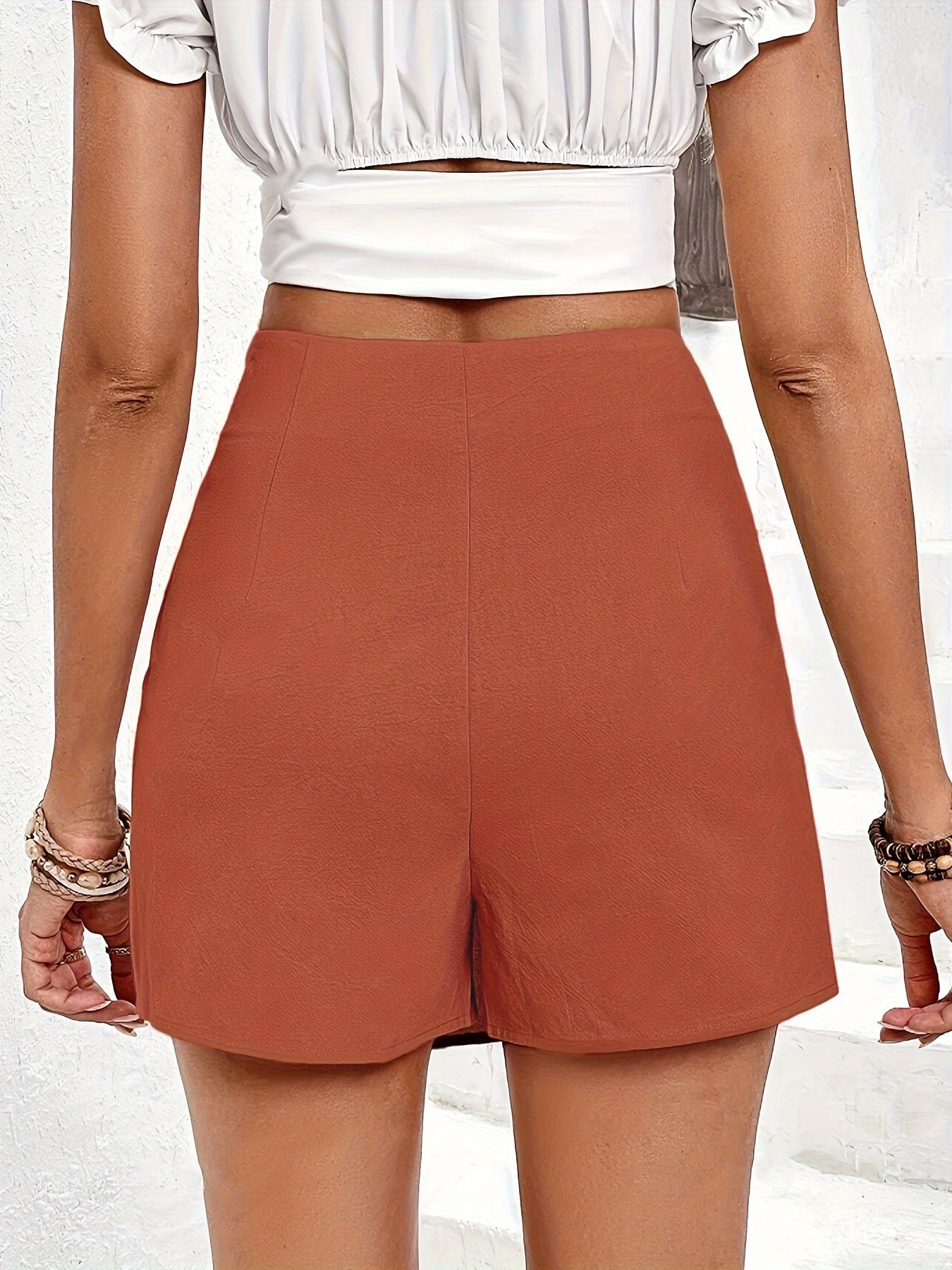 Stiliga Kvinno Shorts – Högmidjade och Feminina