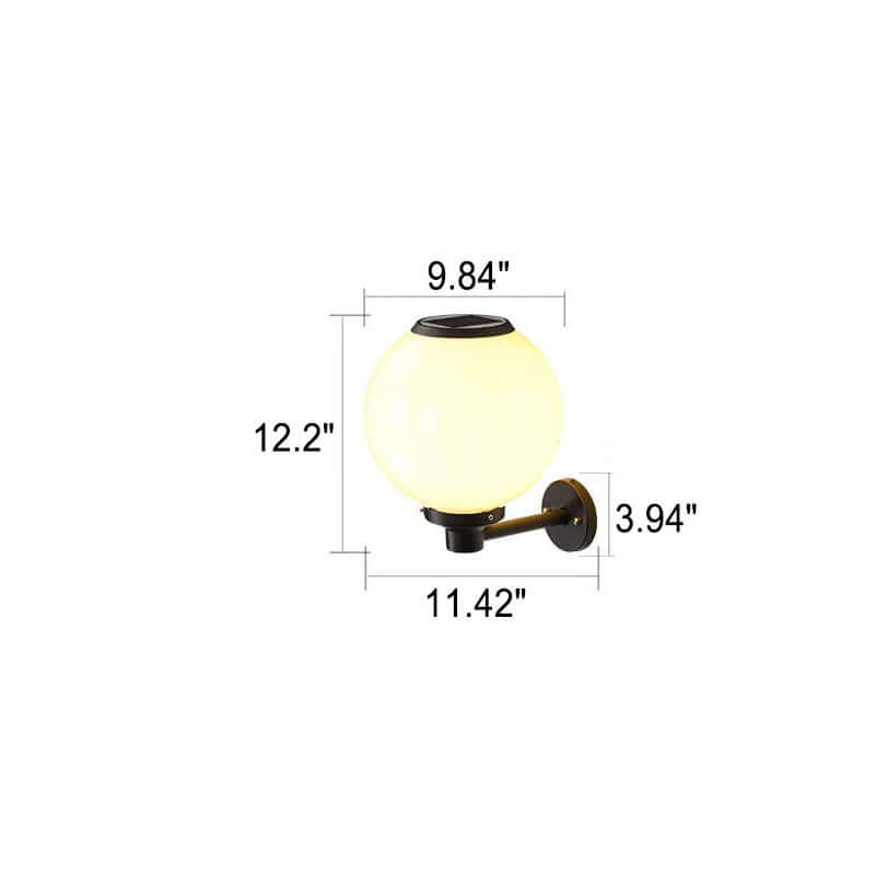 Vattentät Utomhusvägglampa på Solenergi